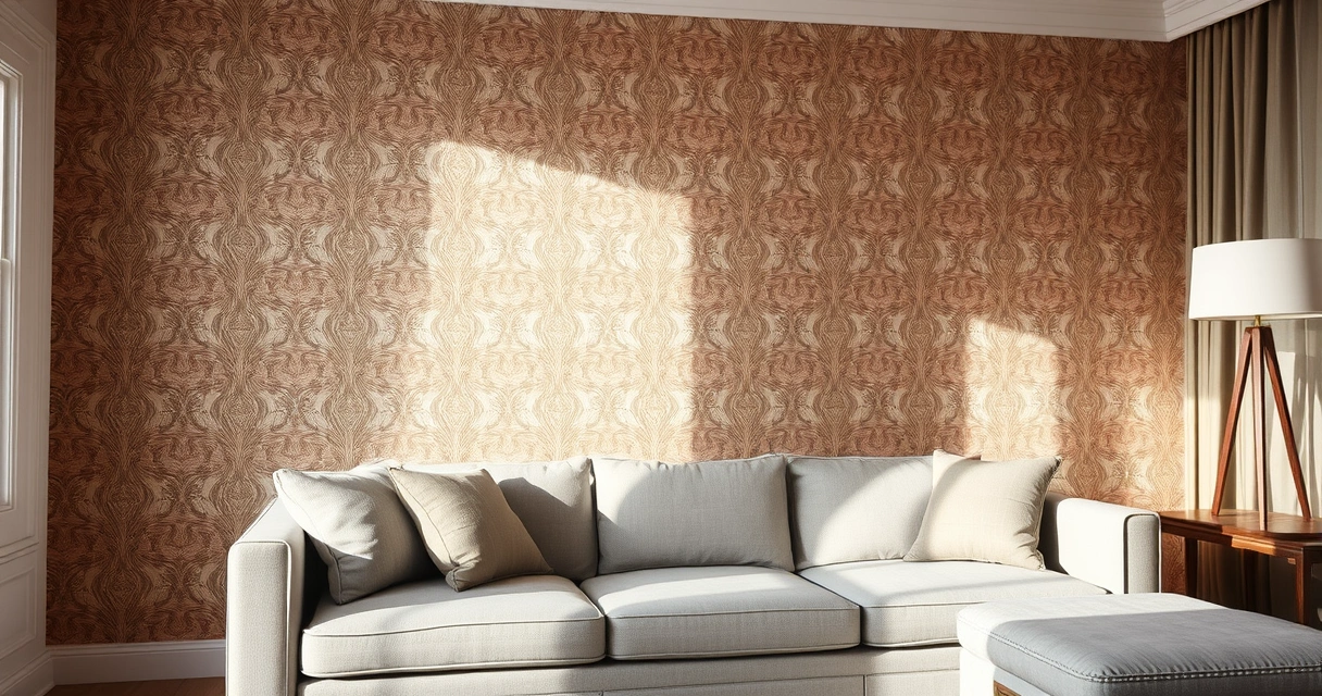 Qual papel de parede usar na sala de estar?