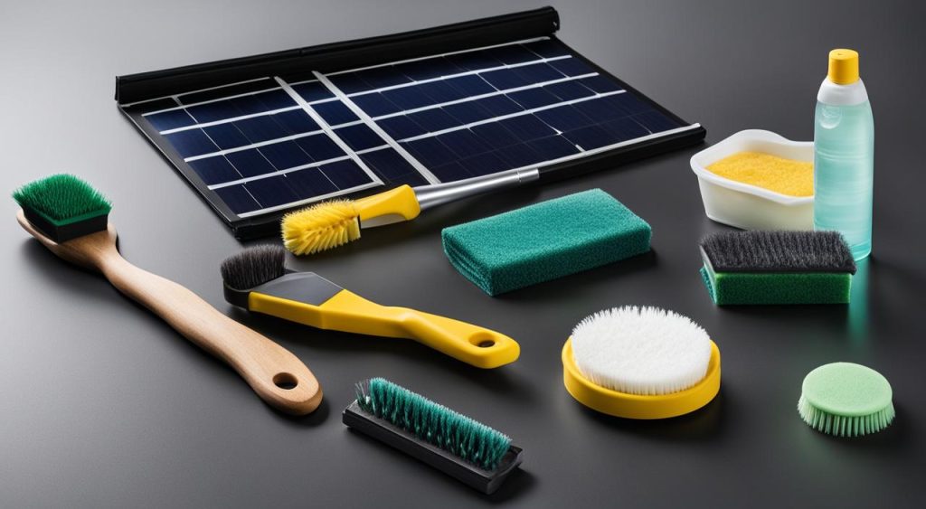 produtos para limpar placas solares