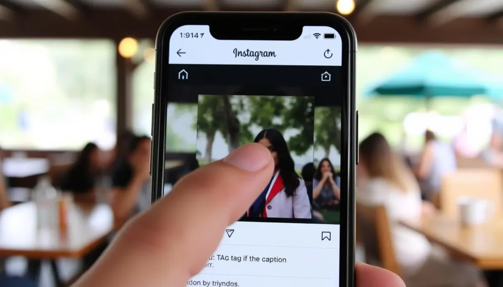Como faz pra marcar alguém no Instagram