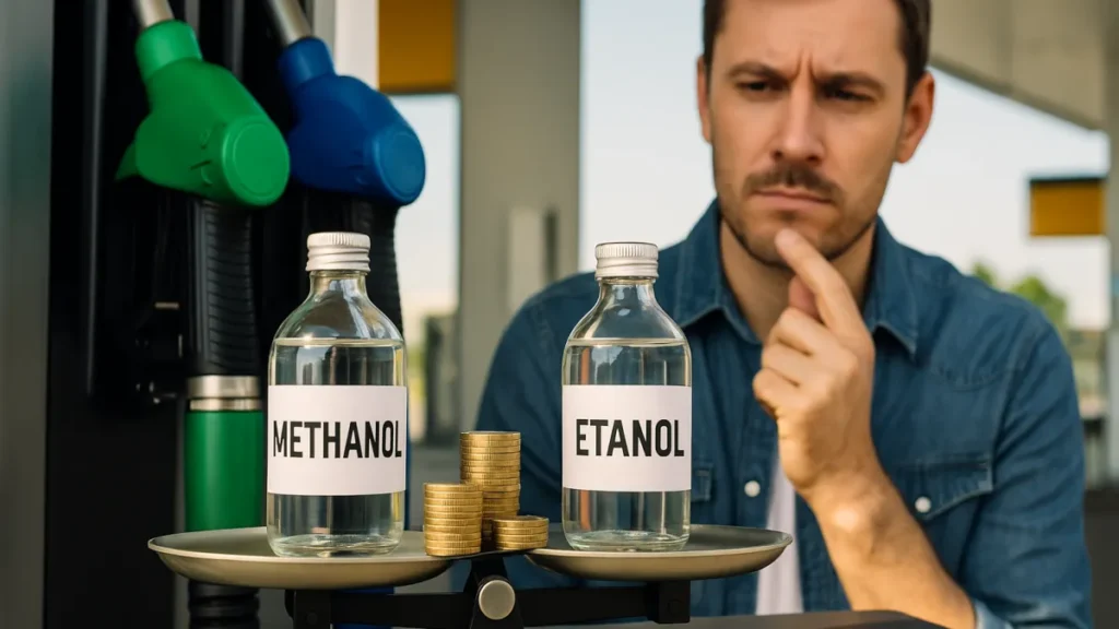 Metanol é mais barato que etanol?